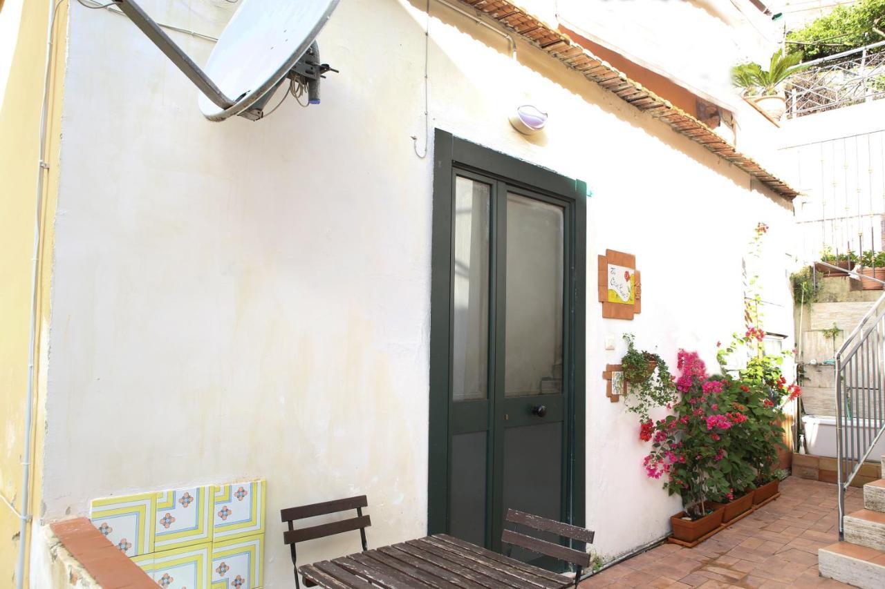 Casa Rosa Appartamento Con Giardino Cetara Exterior foto