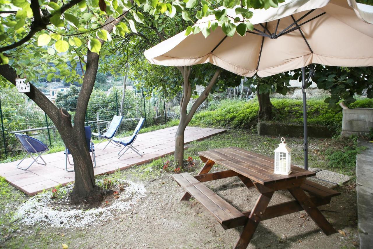 Casa Rosa Appartamento Con Giardino Cetara Exterior foto